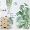 Nuevo Fabricante Planta de Hoja Verde Cesta Colgante Izquierda Pegatinas Decorativas para Sala de Estar Dormitorio Entrada Pasillo Zdb-2172