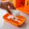 Juego de baño de cerámica juego de lavado seis piezas botella de loción de cerámica adornos para inodoro hotel hogar venta al por mayor transfronteriza