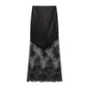 Fabricante Mayorista de Ropa para Mujer Transfronteriza 2026 Aliexpress Más Vendido Verano Sexy Encaje Patchwork Falda Bodycon de Longitud Media