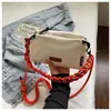 Bolso Color Dopamina para Mujer 2026 Nuevo de Moda Bolso de Hombro para Viajar Gran Capacidad Bolso Cruzado de Cuerda Trenzada Colorida