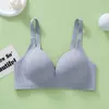 Sujetador Talla Grande Inalámbrico para Busto Grande Adelgazante Push-up Transpirable Cómodo para Adultos Mayores Verano Delgado Sin Costuras