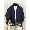 Chaqueta bomber corta retro de moda estilo americano para hombre, primavera y otoño, cuello alto, silueta bomber, chaqueta de trabajo