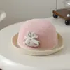 Sombrero de Pescador Transpirable de Dibujos Animados para Niños Sombrero de Sol de Primavera y Verano para Bebés Niños y Niñas Sombrero de Cubo Lindo de Dibujos Animados con Ala Enrollada Verano