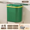 Bote de Basura de Cocina para Montar en la Pared Doméstico Puerta de Gabinete con Tapa Cubo de Basura para Desecho de Cocina Montado en la Pared Inodoro Inodoro Tipo Colgante