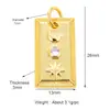 K93 Accesorios para Joyería DIY Estilo Europeo y Americano Color Luna Estrella Polar Arcoíris Zircón Colgante