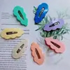 Ola Nueva Coreana Clip Rompepelo Infantil Pegamento Cremoso Pinza para el Cabello DIY Dulce Lindo Color Caramelo Gota de Agua Clip BB