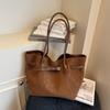 2025 Nuevo Otoño e Invierno Bolso Tote Retro Esmerilado de Gran Capacidad Bolso de Mano de Moda Bolso de Hombro para Ir al Trabajo