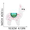Pegatinas de tela bordadas de alpaca de dibujos animados Xiaotian para ropa, parches de camello del desierto, pegatinas para computadora, bordado Zhang Zi, subsidios de bordado