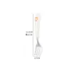 Cuchara de Acero Inoxidable 304, Vajilla Infantil Estilo Escandinavo, Cuchara y Tenedor de Aprendizaje para Bebé, Cuchara para Suplemento Alimenticio de Bebé, Vajilla Portátil