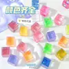 Creativo pequeño bloque de hielo arena movediza goo tarjeta ladrillo mini aceite diy bloque de hielo ladrillo barra yum ladrillo cáñamo flujo tarjeta ladrillo adornos de escritorio