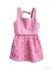 Vestido con Estilo Floral de Verano Nuevo, Estilo Chaleco, para Niños Pequeños, Ropa Infantil Elegante Directamente de la Fábrica Fuente