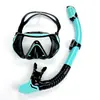 Produtos Profissionais para Esportes de Mergulho Atacado Óculos de Mergulho Tubo de Respiração conjunto Equipamento de Snorkel Integrado HD Anti-neblina Proteção Nasal