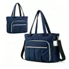 Bolso Tote para Mujer Transfronterizo Gran Capacidad Multifuncional Bolso Tote para Computadora Impermeable Multibolsillo Hombro Cruzado Bolso de Viaje