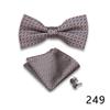 Corbata formal de negocios para hombre pañuelo de bolsillo traje banquete traje de boda accesorios lazo cuello flor fábrica mayoreo