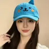 Nueva Gorra de Béisbol de Dibujos Animados Linda Genial de Ala Ancha para Mujer, Moderna y Versátil, Gorra Protectora Solar Adelgazante al por Mayor