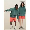 Nuevo Sudadera con Capucha Pesada Lavada Vintage 500G Marca de Moda Americana Retro Unisex Tie-Dye Holgada