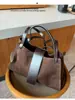 Bolso de Mano Estilo Retro para Mujer 2025 Nuevo Estilo Bolso Tote Simple de Gran Capacidad Versátil Bolso de Hombro Axila Moderno