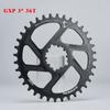 Disco único para bicicleta de montanha GXP montagem direta disco integrado dente positivo e negativo 32/34/36/38T 3/6mm