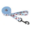 Coleira Estampada Geométrica para Pet Coleira para Cachorro com Transferência de Calor Múltiplas Cores Coleira para Cachorro Fábrica de Origem Atacado
