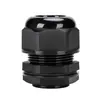 Conector impermeável de nylon poroso para cabo M20/PG16 conector de plástico Cabeça Grande selada para cabo trava fixa porca de fixação