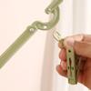 Percha plegable de viaje, para viajes, hoteles, viajes, multiusos, compacta, de secado, portátil, con pinza para calcetines