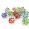 Atacado Spot Bolinhas de Vidro Oito Flores Quatro Flores Contas Redondas Bolinhas de Vidro Envoltas Bolinhas de Porcelana 14 16 25mm