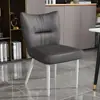 Nova Cadeira Ultra-Espessa, Cadeira de Jantar de Luxo Leve Estilo Italiano, Cadeira Simples de Jantar Moderna para Uso Doméstico, Banco Cadeira com Encosto para Hotel Restaurante
