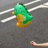 Verão Desenho Animado Fofo Forma de Boia de Natação Clipe Manual Bastão de Bater Empurrar Pequeno Presente Aniversário Infantil Balão