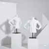 Maniquí de torso de modelo femenino, soporte de exhibición, estante para tienda de ropa de hombre y mujer, maniquí de escaparate, soporte para maniquí
