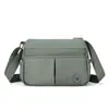 Bolso bandolera casual transfronterizo, bolso de mujer multicapa, nuevo bolso de tela de nailon ligero, bolso de hombro bandolera versátil, moderno y a la moda
