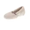 Sapatos de Pelúcia Elegantes Versáteis de Temperamento para Usar Sozinho 2026 Outono/Inverno Novo Toque de Alto Padrão Aumento Interno de Altura Salto Antiderrapante Fundo Plano Sapatos Peludos