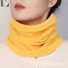 Bufanda Cálida de Color Sólido Simple para Otoño e Invierno, Protector de Cuello Cómodo de Forro Polar Agradable a la Piel, Bufanda de Poner, Calentador de Cuello para Chaqueta de Plumas