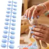 Uñas Postizas Opacas Esmeriladas Populares de Amazon para Niños, Uñas Portátiles en Colores Sólidos y Múltiples Colores, Piezas de Uñas en Diferentes Tamaños