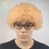 Peluca Afro Cabezal de Payaso Cabello Corto Performance Accesorios Divertidos Coloridos Área de Performance de Jardín de Infancia Materiales Estilismo