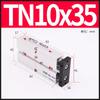 Cilindro de doble eje y doble vástago TDA/TN10 * 10X15/20/30/40/50/60/70/80/100/125/150