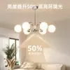 Lámpara de araña para sala de estar, lámpara minimalista de vidrio blanco lechoso estilo Bauhaus para pasillo, diseño nórdico, arte en hierro nuevo de 6 años
