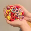 Diadema para el cabello de niños banda de goma de alta elasticidad trenzada no daña el cabello del bebé cuerda para el cabello red popular 2024 nueva cuerda para el cabello funda de cuero