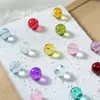 Contas Redondas de Vidro Cristal Imitação 12mm Contas Soltas de Cristal Branco Vidro de Alta Transparência Materiais para Fazer Pulseira DIY Artesanal