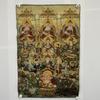Fábrica antiguo mayoreo bordado de un solo lado pintura núcleo thangka antiguo nostálgico thangka pintura sala de estar una generación de cabello