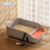 Caixa de Areia para Gatos Semi-Fechada Banheiro Grande para Gatos Caixa de Areia para Gatos com Pá Fabricante de Caixa de Fezes para Gatos Atacado Caixa de Areia Grande para Gatos