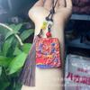 Suministro en vivo al por mayor, colgante Thangka de cinabrio pintado, colgante de dragón del zodíaco de arena roja, cadena de suéter con cerradura Xiangyun koi