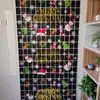 Artigos de Festa Transfronteiriços Natalino Quadrado Cortina de Gotas de Chuva Decoração de Fundo de Árvore de Natal Quadrado de Feriado de Natal Presentes