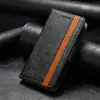 Funda de Piel para Teléfono con Ranura para Tarjeta, Estilo de Negocios, Modelos Empalmados A25E/A56/A36/A55 para Samsung A57/A17