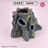 Cueva para Mascotas Gateadoras Madera Hundida Decoraciones para Tomar el Sol Corteza de Pino Simulada Artesanía de Paisajismo para Acuario Hecho a Mano