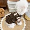 Chaleco de Cuero Guapo de Tracción para Primavera y Verano para Perro Perro Pequeño y Mediano Perro Schanery Perro Chai West Highland Ropa para Mascota