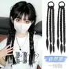 Trenza Postiza para Cola de Caballo para Mujer, Trenza Postiza con Mechas, Cola de Caballo, Trenzas Dobles Simuladas Estilo Nuevo Chino, Trenzas de Boxeadora Dulces y Geniales, Cuatro Hebras