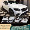 Película para Mudança de Cor de Carro, Envelopamento Completo de Carro, Branco Pérola Laser, Branco Aurora, Branco Roxo Dourado Vermelho, Película de Mudança de Cor TPU Branca