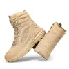 Botas de senderismo nuevas y modernas, zapatos de escalada altos para exteriores, botas de trabajo para hombre, botas de combate, negro transfronterizo