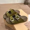 Chinelos Birkenstock de Solado Grosso para Mulheres, Novo Estilo Verão 2026, Sandálias de Encaixe para Uso Casual com Saias, Sandálias de Praia