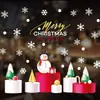 Decorações de Natal Shopping Center Vitrine Dia de Ano Novo Floco de Neve Árvore Parede Janela Adesivo Adesivo Eletrostático Porta de Vidro Adesivo